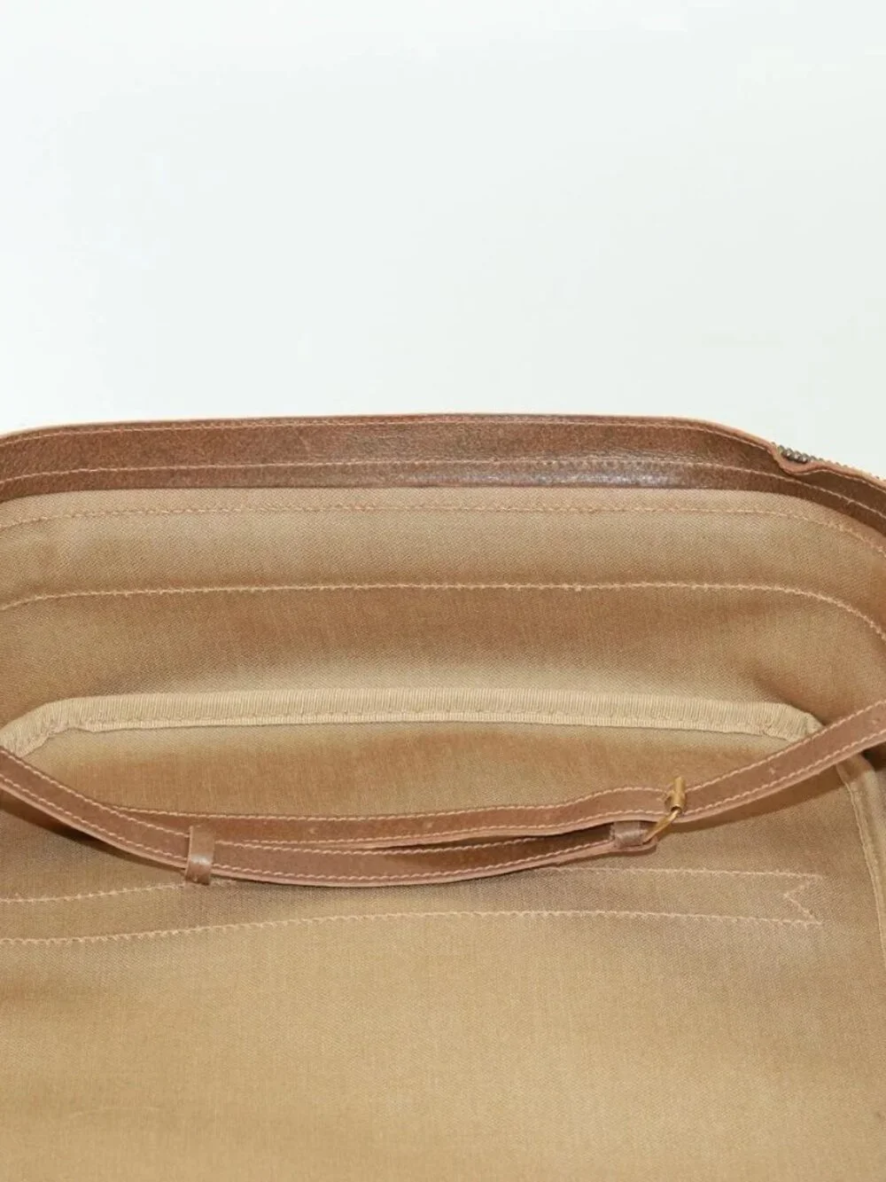 GUCCI GG Supreme Boston Bag PVC Beige Auth mr177